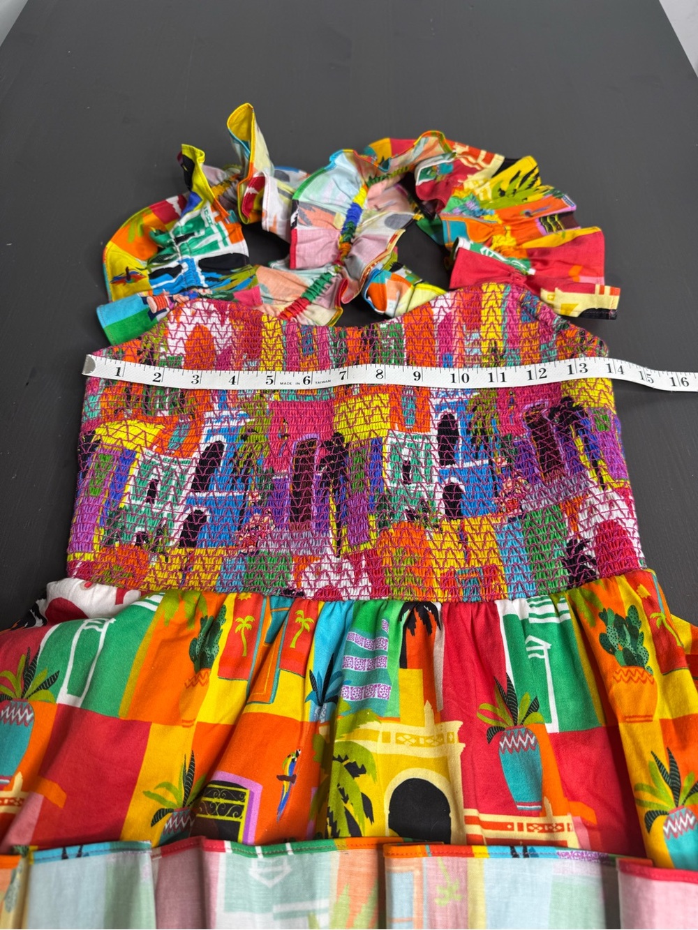 Alden Adair Frida Dress In Multi - Picture 5 of 8